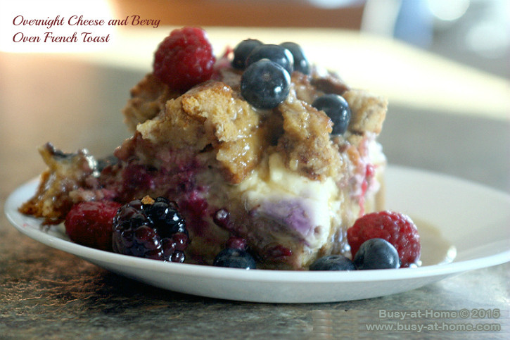 Make Ahead Berry and Cheese French Toast