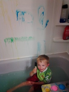 Homemade Bath Paint