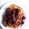 Coconut French Toast with Sour Cherries & Dark Chocolate