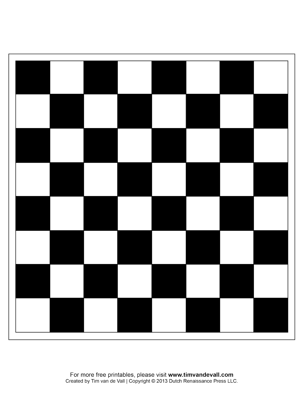 Free Printable Chess Board Template Free Printable Templates