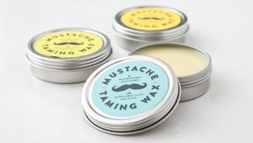 2 Ingredient Mustache Wax