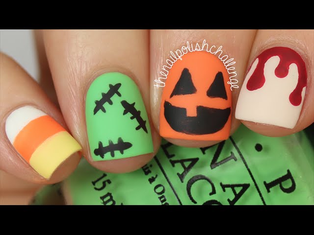 Video Tutorials: Nail Art Ideas for Halloween - Marc and Mandy Show