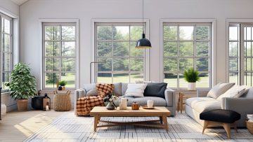 home interior design concept with cosy living room design by far